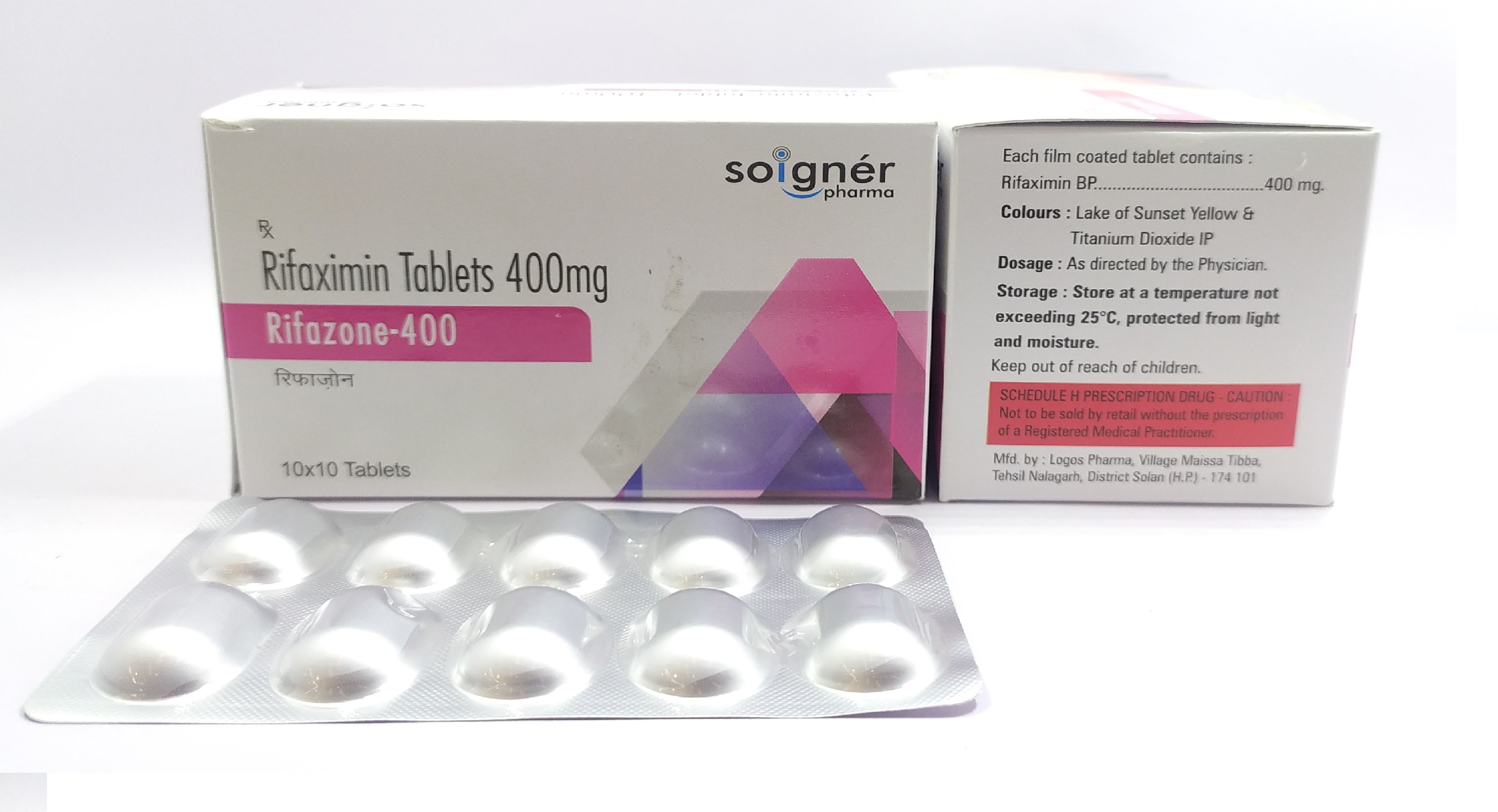 RIFAZONE 400 TABLET 